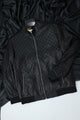 Splash FAV Textured Suede Leather Jacket In Black