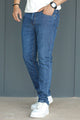 Classic Stretch Slim Fit Turbo Jeans In Blue