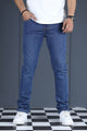 Smart World Slim Fit Turbo Jeans In Blue