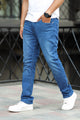 Stylish Slim Fit Turbo Jeans In Blue
