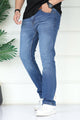 Turbo Axis Core Essential Slim Fit Jeans In Blue