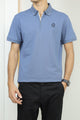 Turbo Abstract Zip Collar Men's Polo Shirt