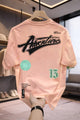 Mens Street Adventure Graphic Tee In Baby Pink