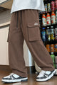 Alo Hope Head Loose Bottom Trouser In Brown