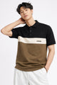 Turbo Panel Style Men's Polo Shirt In Brown