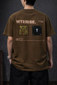 Men's Urban Fit Round Neck Tee in Brown