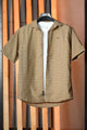 Turbo Snitch Striped Casual Shirt In Brown