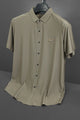 Turbo Stripe Edition Comfort Casual Shirt In Brown