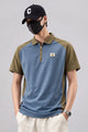 Turbo Zipper Closure Style Men's Polo T-Shirt