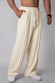 Turbo Poplin Front-Double Line Trouser In Cream
