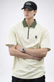 Turbo Contrast Collared Style Polo T-Shirt