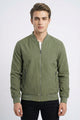 Regular Fit Club Imported Light Weight Jacket In Camo Green