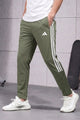 Adds Side Half 3 Strips Dry-Fit Trouser In Camo Green