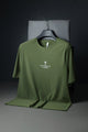 Turbo Street-Style Round Neck Dry-fit Shirt In Camo Green