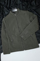 Winter Essential Imported Suede Leather Jacket In Camo Green