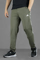 Adds Side Half 3 Strips Dry-Fit Trouser In Camo Green