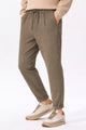 Turbo Urban-Fit Single Plate Waffle Trouser In Chocolate