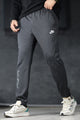 Nke 'Running Club' Grip Style Slim-Fit Trouser In Charcoal