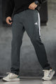 Adds 3-Stripes Grip Style Slim-Fit Trouser In Charcoal