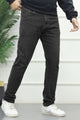 Plain Turbo Slim-Fit Jeans In Charcoal