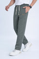 Turbo Ribbed Cuffs Men's Imported Trouser In Charcoal