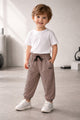 Turbo Comfortable And Grip Bottom Trousers kids For Boys In Camel
