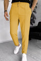 Turbo Fashion Smart Slim Fit Trouser In Camel