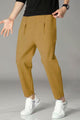 Turbo Urban-Fit Single Plate Waffle Trouser In Camel