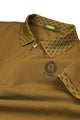 Turbo Abstract Zip Collar Men's Polo Shirt