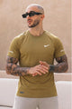Nke Pro Motion Strength Imp Dry-Fit Tee In Camel