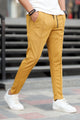 Turbo Fashion Smart Slim Fit Trouser In Camel