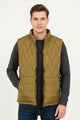 Sleeveless Reversible Perashoot Imported Men's Gilet In Camel