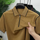 Turbo Men's Authentic Style Polo T-Shirt In Camel