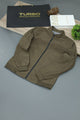 Full-Zip Bomber Imported Light Weight Jacket In Camel