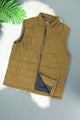 Sleeveless Reversible Perashoot Imported Men's Gilet In Camel