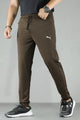 Pma Run Tapered Men's Dry-fit Trouser In Coffee