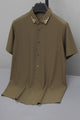 Turbo Theory lrving Button Down Casual Shirt In Coffee