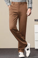 Turbo Axis Intelli-Drape Refined Fit Twil Cotton Pent In Coffee Brown