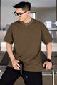 Plain Cotton Lycra Round Neck Tee