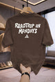 Men's Graphic Thread Round Neck Tee In Coffee