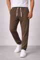 Turbo "trb" Relaxed Straight Leg  Trouser In Coffee