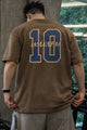 Turbo Ten Dynasty Men's Graphic Tee In Coffee