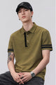 Turbo Contrast Placket Men's Polo T-Shirt