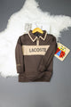 Lcste Block Panel Coller Style Unisex Kids SweatShirt
