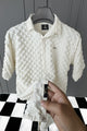 Turbo Puff Structured Pattern Casual Shirt