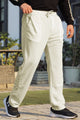 Turbo Comfort Pocket Plate Regular Trouser In Creem