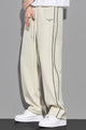 Turbo Piping Detailing  Loose Bottom Trouser In Cream