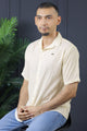 Turbo Artistic Touch Comfort Casual Shirt In Cream
