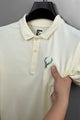 Craz Comfort Refined Men's Polo Shirt In Cream