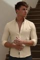 Polo Rph Lren SlimFit Classic Casual Shirt In Creem